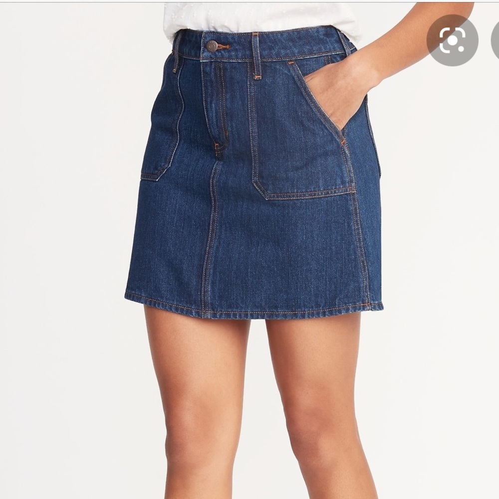 Old Navy Utility Denim Skirt